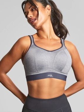 Panache Sports Bra Boundless Non Wired Gray Size 32E